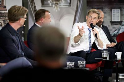 Philip Davali/Ritzau Scanpix. DF-formand Kristian Thulesen Dahl oplevede en personlig vælgerflugt ved onsdagens valg.