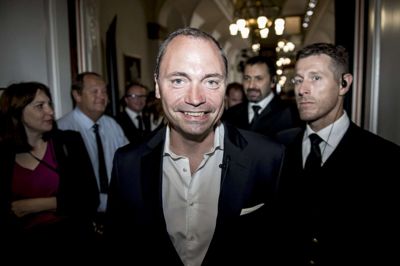 Mads Claus Rasmussen/Ritzau Scanpix. Tommy Ahlers blev Venstres topscorer i København. - Det her er jo helt vildt, siger han.