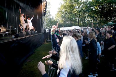 Ikast Musikliv vågnede for alvor med Shaka Loveless og Wafande. ?Foto Flemming Hansen