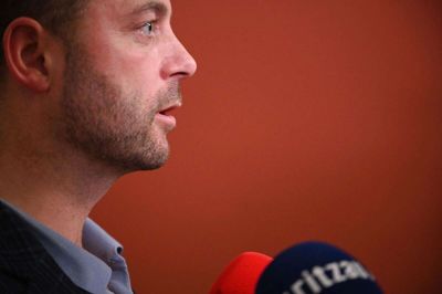 Morten Østergaard fra Radikale til regeringsforhandlinger med Socialdemokratiet på Mette Frederiksens kontor på Christiansborg, tirsdag den 18. juni 2019.