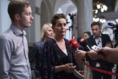 SF-formand Pia Olsen Dyhr var onsdag til regeringsforhandlinger med Socialdemokratiet.