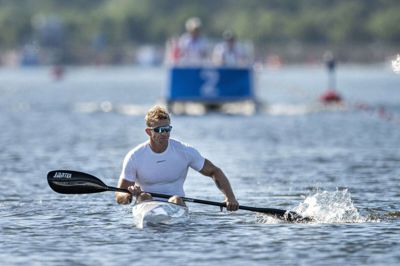 René Holten Poulsen var tilfreds, selv om han sluttede uden for podiet i 1000 meter enerkajak.