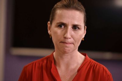 Mette Frederiksen fra Socialdemokratiet efter de afsluttede regeringsforhandlinger på Christiansborg, tirsdag 25. juni 2019.