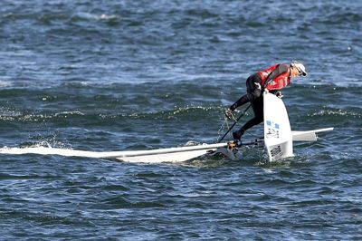 Anne-Marie Rindom er efter en række gode sejladser igen med i kampen om medaljer ved VM. (Arkivfoto)