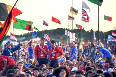 50.000 unge spejdere fra over 150 forskellige lande deltager i World Scout Jamboree. Foto: PR-foto