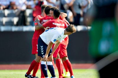 FCM vandt 1-0 over AGF på et mål af Evander Ferreira. Foto: Henning Bagger/Ritzau Scanpix.