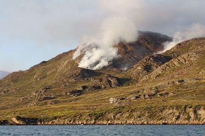 Naturbranden ved Sisimiut august 2019.