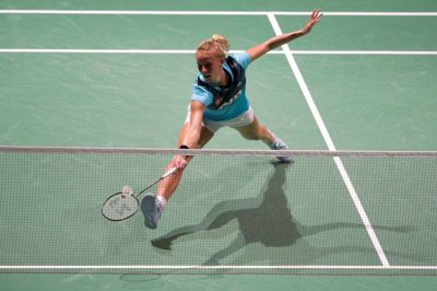 Mia Blichfeldt vandt den første dyst over en tyrkisk spiller, da Danmark fredag spillede sig i EM-semifinalen. (Arkivfoto)