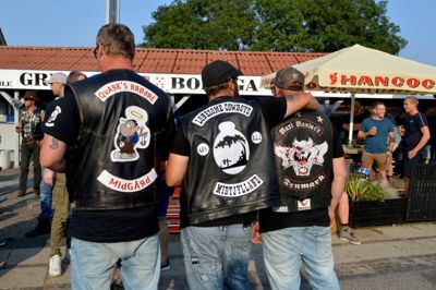 Lonesome Cowboys er de lokale rockere, der i lørdags havde besøg af klubber fra store dele af Jylland. ?Foto: Laila Kempel