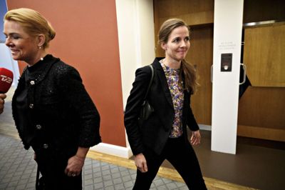 Inger Støjberg (tv.) og Ellen Trane Nørby ønsker begge at blive næstformand i Venstre. Foto: Philip Davali/Ritzau Scanpix