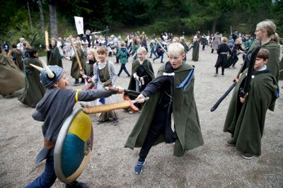 Vikingerne måtte til sidst bøje sig for Kelterne, der vandt det store slag.
Foto: Flemming Hansen