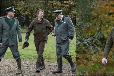 Kronprins Frederik er vært ved Kongejagt i Gludsted Plantage, mandag 28. oktober 2019. Foto: Bo Amstrup/Ritzau Scanpix