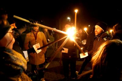 Lysfesterne fortsætter på Kærshovedgård, her fra en tidligere lejlighed. ?Foto: Tom Laursen