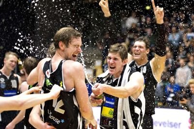 Billedet er fra 2013, hvor basketballklubben Bakken Bears vandt guld i den danske liga.