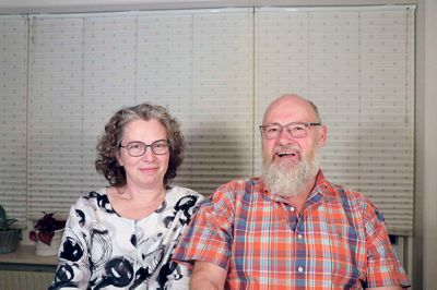 Det nye formandskab i Danske Handicaporganisationer i Ikast-Brande: Trine Worm Nissen og Bernth Bech. Foto: Ejgil Jessen Hansen
