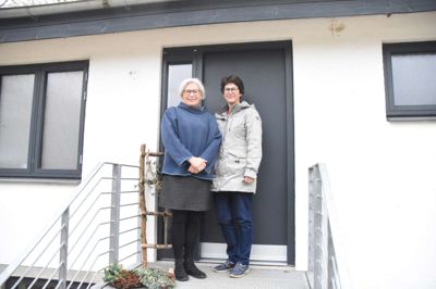 Irene Sørensen og Inger-Lise Katballe glæder sig til julemarked på Ruskjærholm. Foto: Jacob Hove