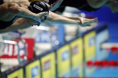 Pernille Blume var hurtigste dansker, da svømmestjernen med en slutspurt sørgede for dansk bronze i kvindernes 4 x 50 meter fri ved kortbane-EM i Glasgow. (Arkiv).