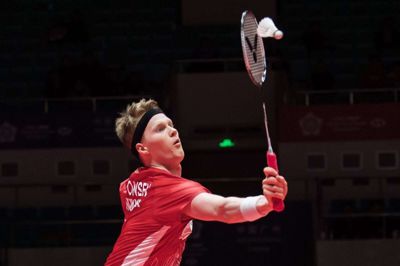 Anders Antonsen skal ikke i kamp lørdag eller søndag ved sæsonfinalerne. Han er ude efter gruppespillet.