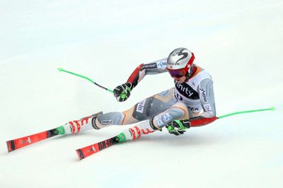 Henrik Christoffersen er her fotograferet under sidste uges World Cup-løb.