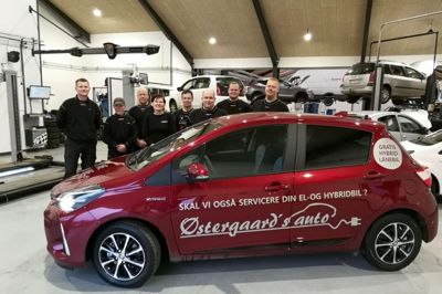 Østergaards Auto kan nu også udlåne en hybrid, når en kunde mangler en lånebil. ? Foto: Privatfoto