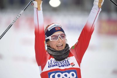 Therese Johaug var 50 sekunder hurtigere end nærmeste rival på sidste etape af Tour de Ski. (arkiv)