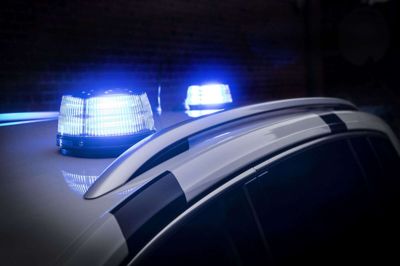 Fem bilister mistede lørdag aften herredømmet over deres biler og kørte galt på Herningmotorvejen mellem Pårup og Funder. Foto: Martin Ballund
