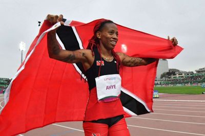 Sprinteren Michelle-Lee Ahye vandt sølv i 100 meter ved Pan American Games i august 2019, dette resultat vil nu blive trukket tilbage. (arkivfoto)
