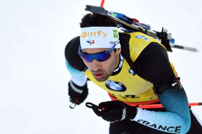 Martin Fourcade vandt søndagens jagtstart i tyske Ruhpolding.