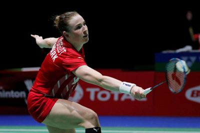 Line Kjærsfeldt slog onsdag den femteseedede Saina Nehwal fra Indien i tre sæt 21-13, 17-21, 21-15 ved første runde af Thailand Masters. (arkivfoto)