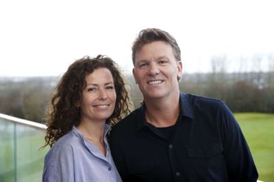 For tvillingerne Lene Eriksen og Jens Poulsen betyder familien alt, og de fejrer naturligvis deres runde fødselsdag sammen. foto: flemming hansen