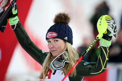 Mikaela Shiffrin sejrede søndag i Bulgarien. Billedet her er fra sidste uge.