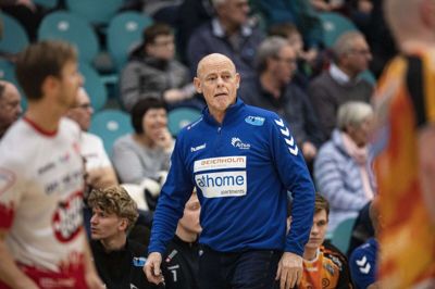 Ikast Håndbold skal op mod Århus Håndbold, der trænes af Erik Veje Rasmussen. Foto: Claus Fisker/Ritzau Scanpix