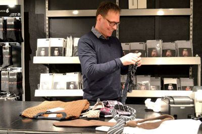 Morten Orluff. Der skal mere end et par slipseknuder til at slå en Tøjekspert af pinden. Foto: Laila Kempel