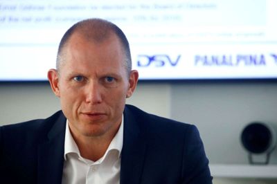 Jens Bjørn Andersen, administrerende direktør hos DSV Panalpina, har kunnet fremvise et vækstrigt regnskab for 2019. (Arkivfoto)