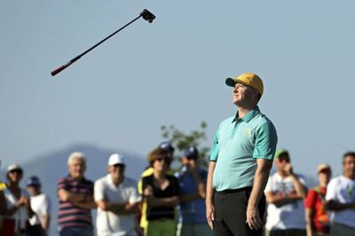 Australieren Marcus Fraser er en af de spillere, som Benjamin Poke jagter i European Tour-turneringen i Australien. (Arkivfoto)