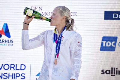 Anne-Marie Rindom håber på at åbne en ny flaske mousserende vin ved VM i Melbourne. (Arkivfoto)
