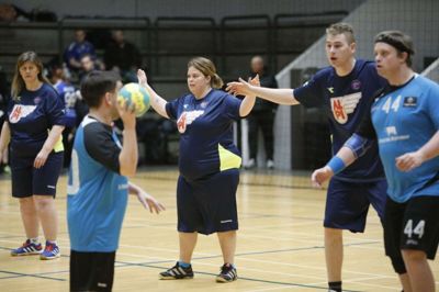 Forsvaret var på plads da HIH Special Olympic inviterede til hjemmestævne. Foto: Henrik Ole Jensen