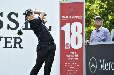 Rasmus Højgaard gik en flot runde torsdag ved European Tour-turneringen Oman Open i Muscat. (Arkivfoto)