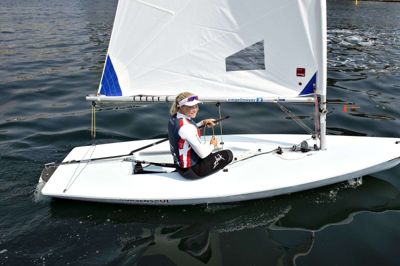Anne-Marie Rindom måtte nøjes med en samlet fjerdeplads ved VM i Laser Radial i Melbourne, efter at hun sluttede finalesejladsen på 38.-pladsen. (Arkivfoto)