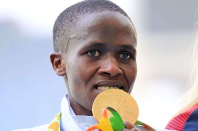 Ruth Jebet vandt OL-guld i 3000 meter forhindringsløb i Rio for fire år siden. (Arkivfoto).