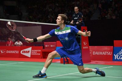Viktor Axelsen stormer i semifinalen i All England med sikker sejr i to sæt fredag over kineser. (Arkivfoto)