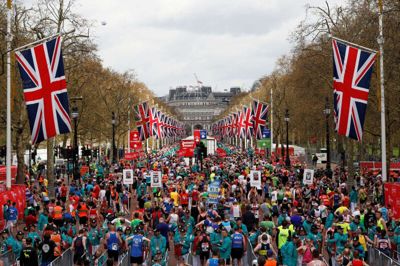 Der skal nu løbes maraton i London i oktober. (Arkivfoto)
