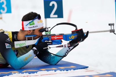 Skiskytten Martin Fourcade tog lørdag sin sejr nummer 83 i et World Cup-løb.