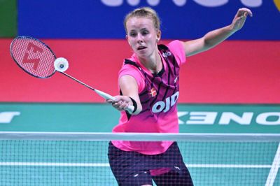 Mia Blichfeldt og resten af den danske badmintonelite er nogle af de atleter, som lider mest under de begrænsede træningsmuligheder under coronavirusnedlukningen i Danmark. (Arkivfoto)