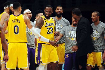Det er ikke meldt ud, hvilke Lakers-spillere som er blevet smittet. (Arkivfoto.)