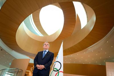 Thomas Bach er her fotograferet i begyndelsen af marts i IOC's hovedkvarter i Lausanne.