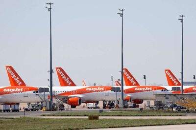 EasyJet parkerer hele flåden af fly på grund af coronakrisen. (Arkivfoto)