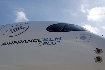 Air France KLM er en gigant i flybranchen. Det er en sammenlægning af franske Air France og hollandske KLM, der fusionerede i 2004. De to dele opererer stadig som separate forretningsben med egne divisioner for godstransport. (Arkivfoto)