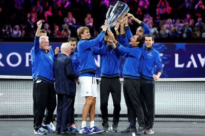 Roger Federer og resten af Europas hold vandt Laver Cup i 2019 med sejr over et hold af spillere fra resten af verden.