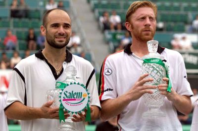 Boris Becker brød sig ikke om den unge udgave af André Agassi, men nu hylder han den tidligere amerikanske tennisstjerne.